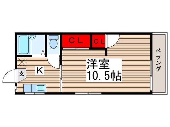 サンハイツの物件間取画像